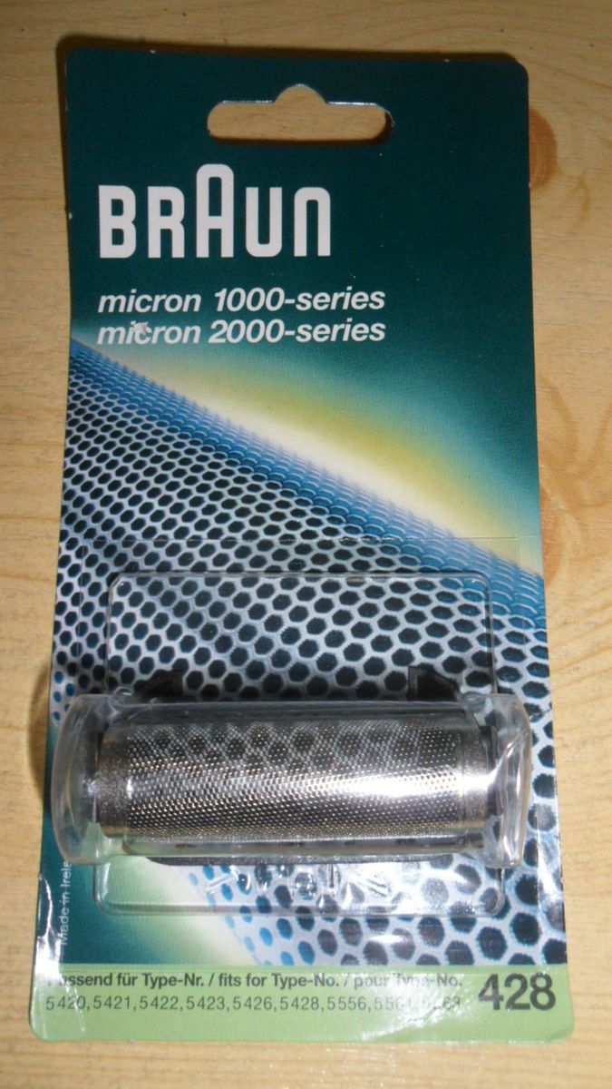 Original Braun Micron 428 Scherblatt / Scherfolie NEU & OVP