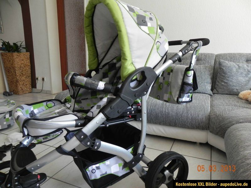 Wunderschöner Kombi Kinderwagen Set 3in1 El Jot Vesper