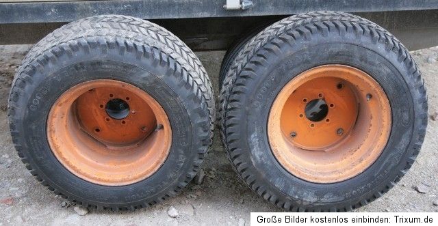 Hako Trac 2700 Hinterräder Rasenbereifung Felgen Goodyear 29x12.50