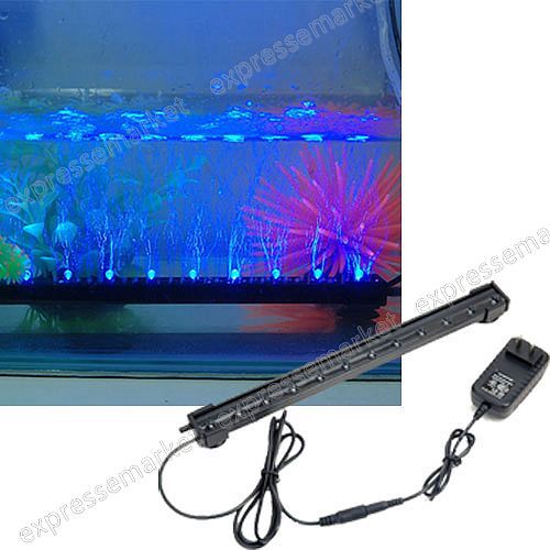 LED Unterwasser Bubble Lampe Deko Luft Aquarium Beleuchtung Mondlicht