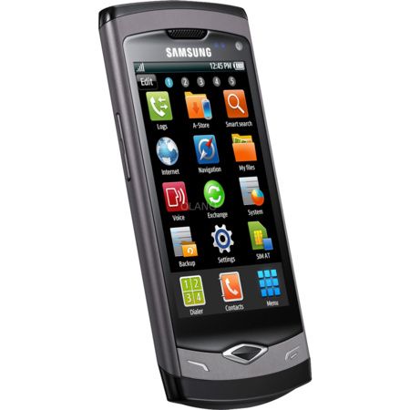 Samsung WAVE S8500 Touchscreen Handy schwarz/grau