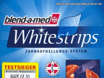 blend a med Whitestripes sind dünne, flexible Kunststoff Streifen