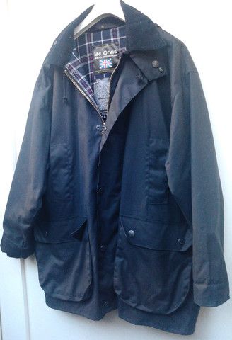 Mc Orvis Wachs Wetterjacke Gr. M = 40   42 schwarz