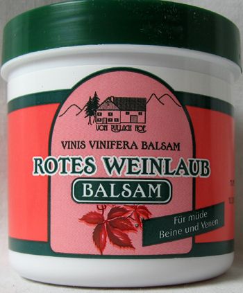 Rotes Weinlaub Creme Venencreme (100ml = 3,56 Euro) Balsam 250ml NEU