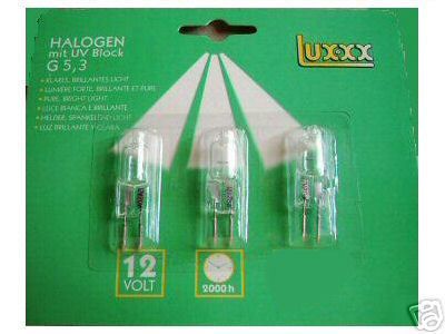 Halogen Sockelstiftlampen  35W G5,3 *NEU*