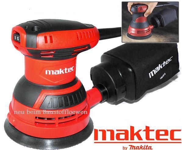 Maktec by Makita   Exzenterschleifer MT924 Excenterschleifer 125 mm