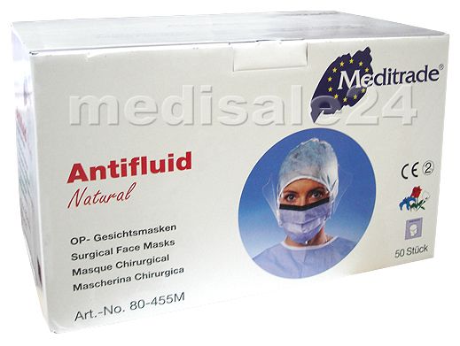 Suavel Antifluid OP Maske Visirmaske Mundschutz Gesicht