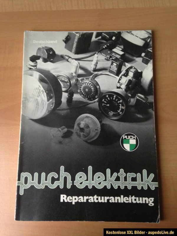 Puch Elektrik Reparaturanleitung Monza Imola Aufkleber