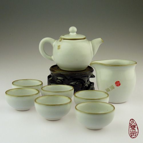 Ruyao Celadon (hell) Porzellan Teeservice Serie E