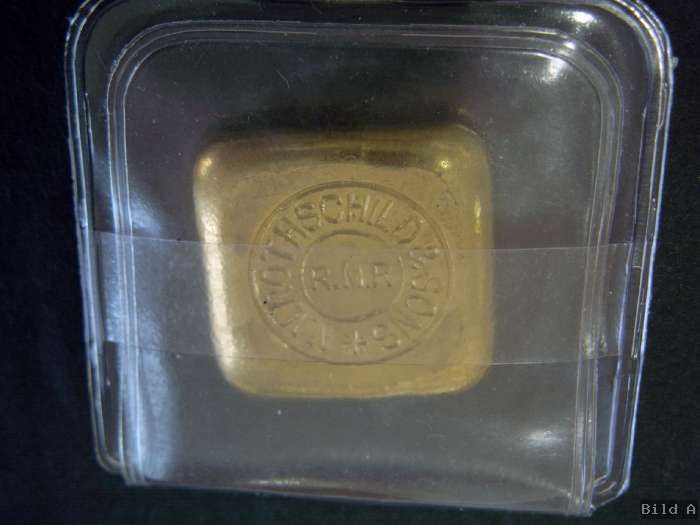 Rothschild 50 Gramm Rothschild Goldbarren  Selten 