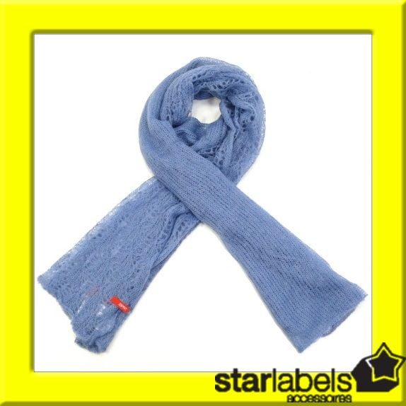 ESPRIT WINTER SCHAL BLAU I15335 464 STRICKSCHAL 230 CM