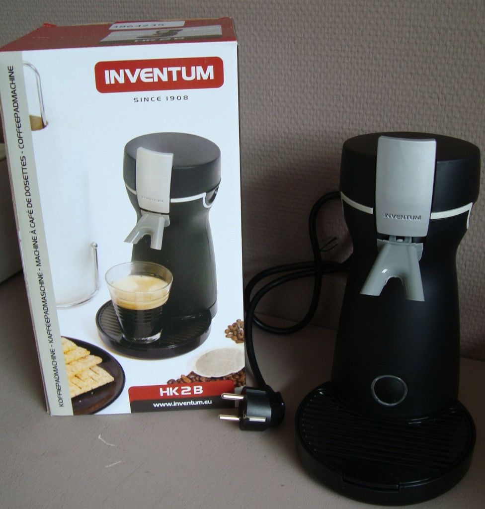 Inventum Cafemezzo HK2B Kaffeepadmaschine schwarz