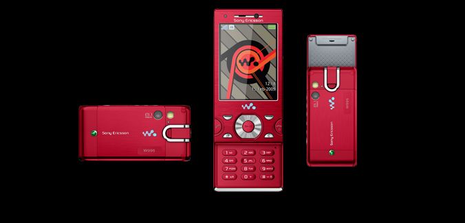 Sony Ericsson W995 Handy in Rot NEU ohne branding