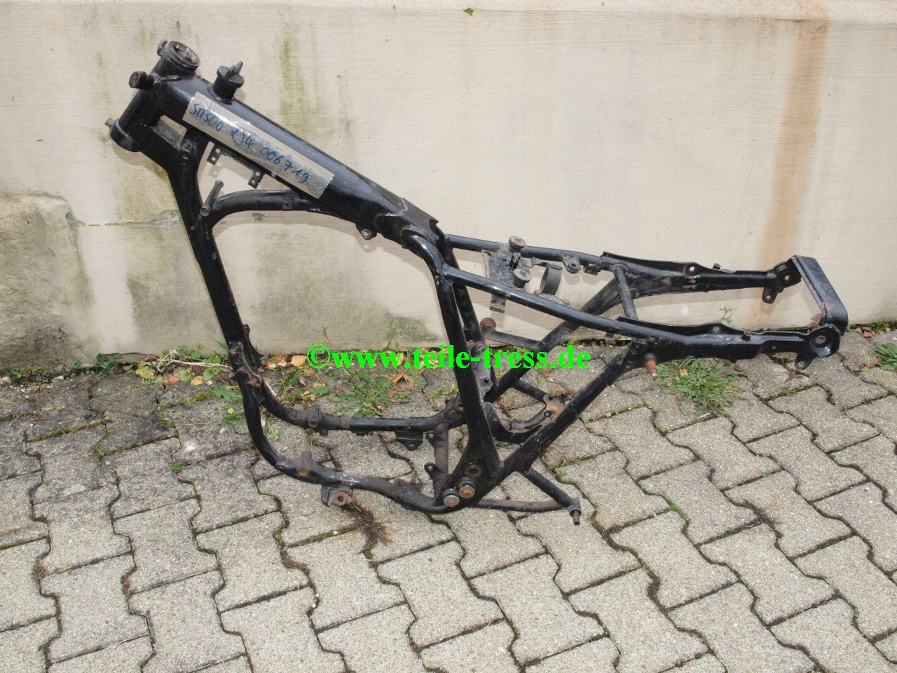 Rahmen mit Heckbügel Yamaha SR 500 2J4 mit Brief