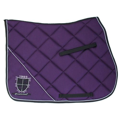 EQUI THEME Polo Schabracke, lila/schwrarz, VS, Warmblut