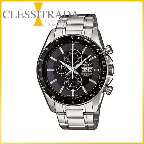 Casio Edifice Herren Armbanduhr Chronographen Analog Quarz EFR 502D