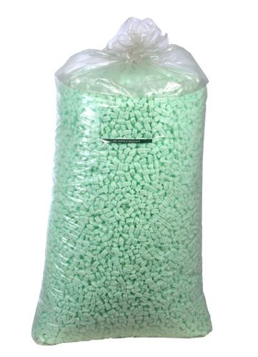 400L BIO Verpackungschips Füllmaterial Polsterchips Packpolster green