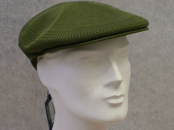 Kangol Ventair grün Tropic Flatcap Sommermütze Cap Käng