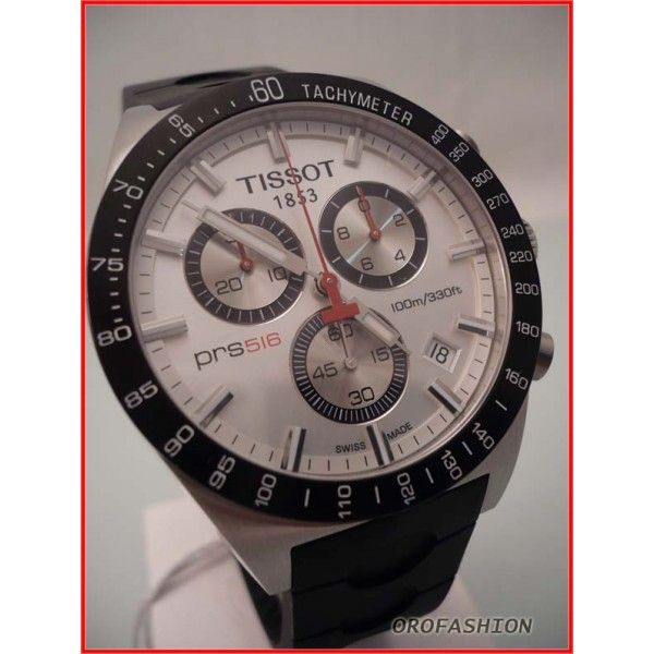 Uhren TISSOT PRS 516 silber chrono   T0444172703100