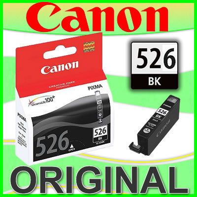 ORIGINAL CANON CLI526BK PIXMA 4529B001 TINTE PATRONEN DRUCKER PATRONE