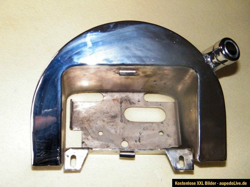 Harley Davidson   Öltank/Oiltank Horseshoe Chrom für Softail oder