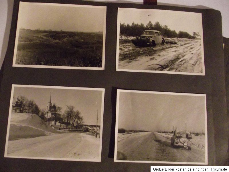 Fotoalbum Russland Ostfront KFZ Einheit Raupenschlepper technik Panzer