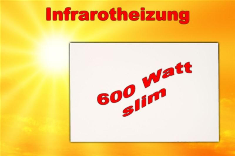 INFRAROTHEIZUNG FENIX 600 WATT SLIM HEIZUNG INFRAROT HEIZKÖRPER