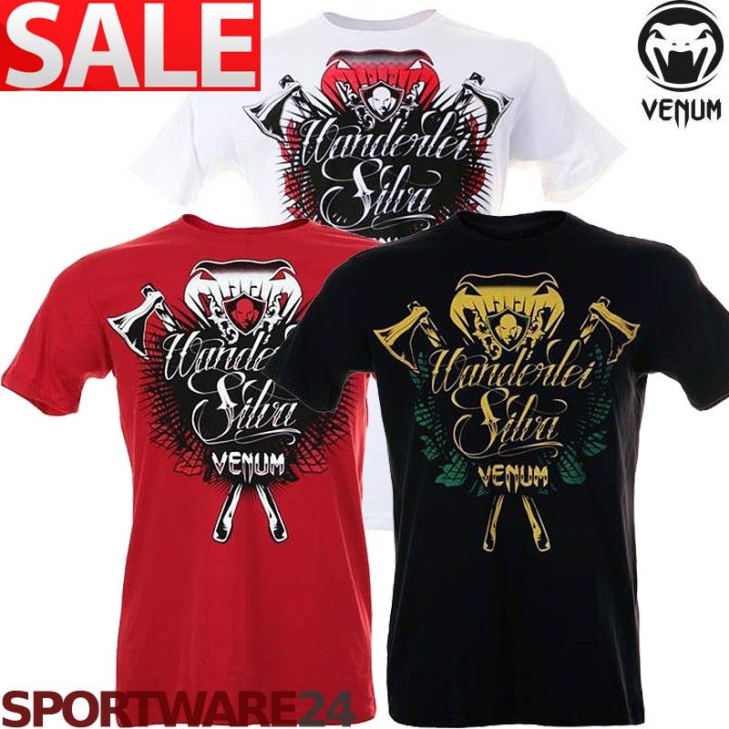 Venum T Shirt Wanderlei The Axe Murderer Silva schwarz/weiß/rot S/M/L