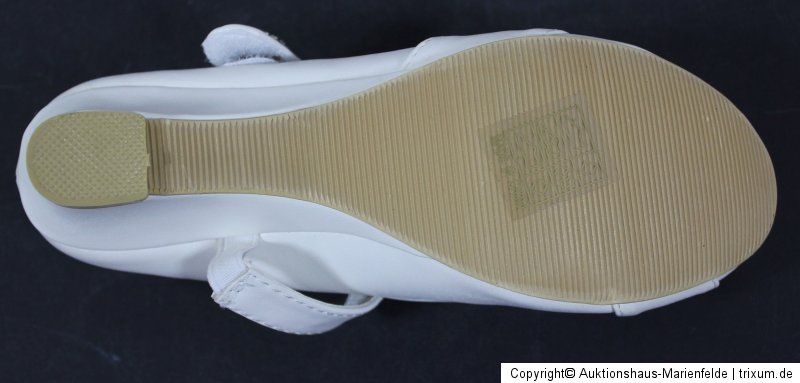 Festliche Ballerina Feine Mädchenschuhe Hochzeit Kommunion weisse