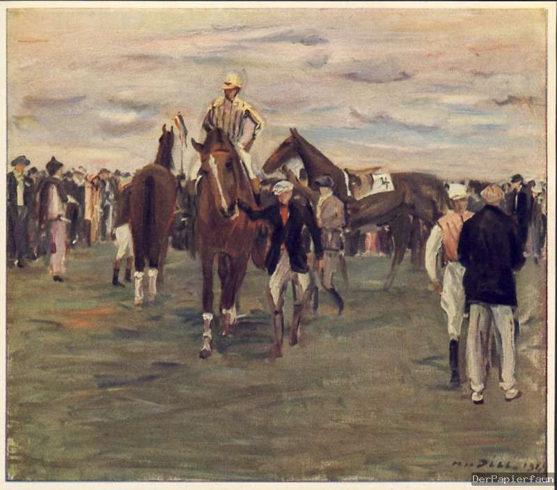 Sattelplatz Otto Dill Pferderennen Jockey Pferde