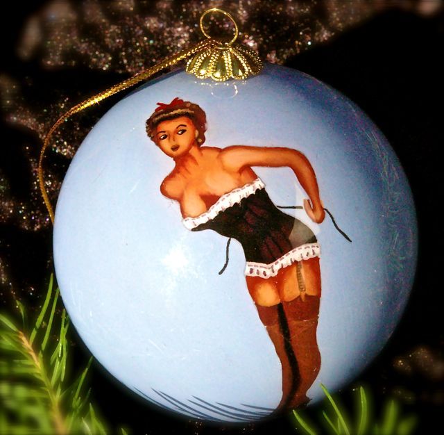 Weihnachtskugeln Rockabilly Christbaum Kugeln Pin Up 50er Jahre Rockn