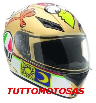 AGV CASCO NEW HELMET K3 VALENTINO ROSSI CHICKEN SIZE LARGE