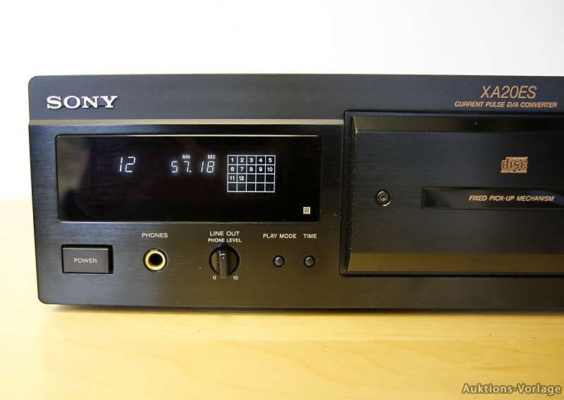 SONY CD PLAYER CDP XA20ES CDP XA 20 ES Esprit Serie Top