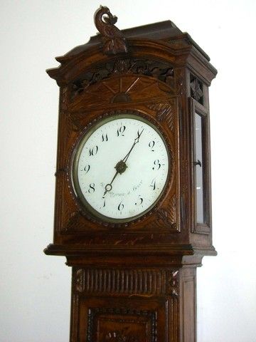 XL Barock Standuhr Grandfather Clock Uhrwerk Pendeluhr Bodenstanduhr