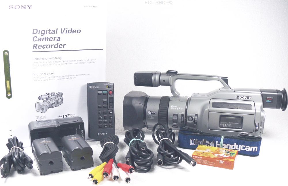 3CCD MiniDV Camcorder SONY DCR VX1000E TOP Zust. + Zub.