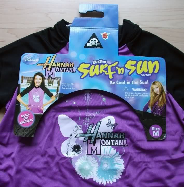 HANNAH MONTANA UV Badeanzug Schwimm   Shirt 146 152 NEU