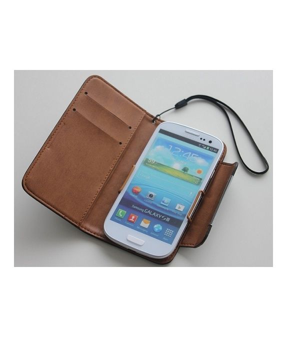 ECHT Leder Tasche für SAMSUNG GALAXY S3 i9300 Case Handy Hülle Cover