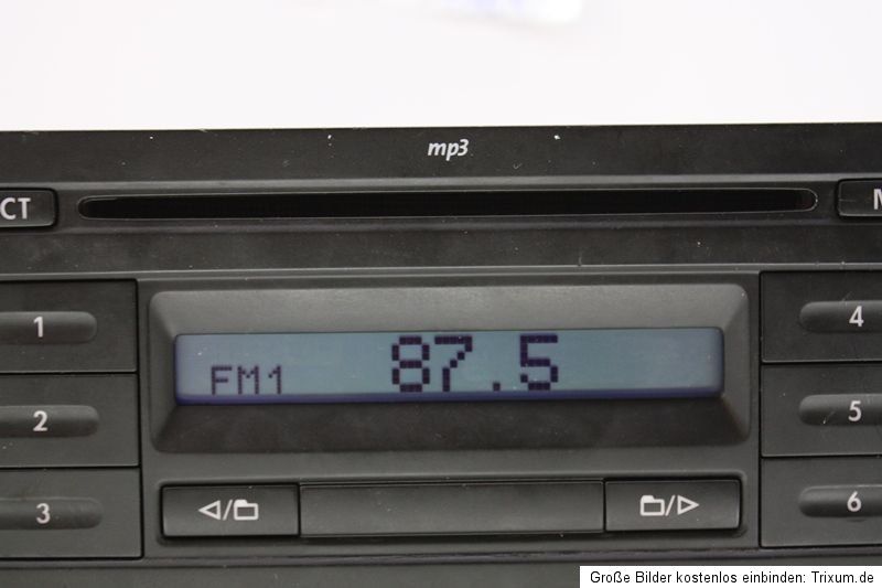 VW Polo 9N2 CD Radio  Autoradio RCD 200 6Q0035152D