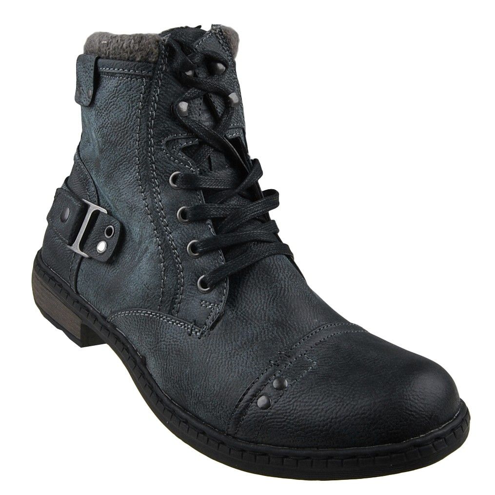 NEU Mustang Herrenschuhe Gr 44 Schuhe Stiefelette Winter Stiefel