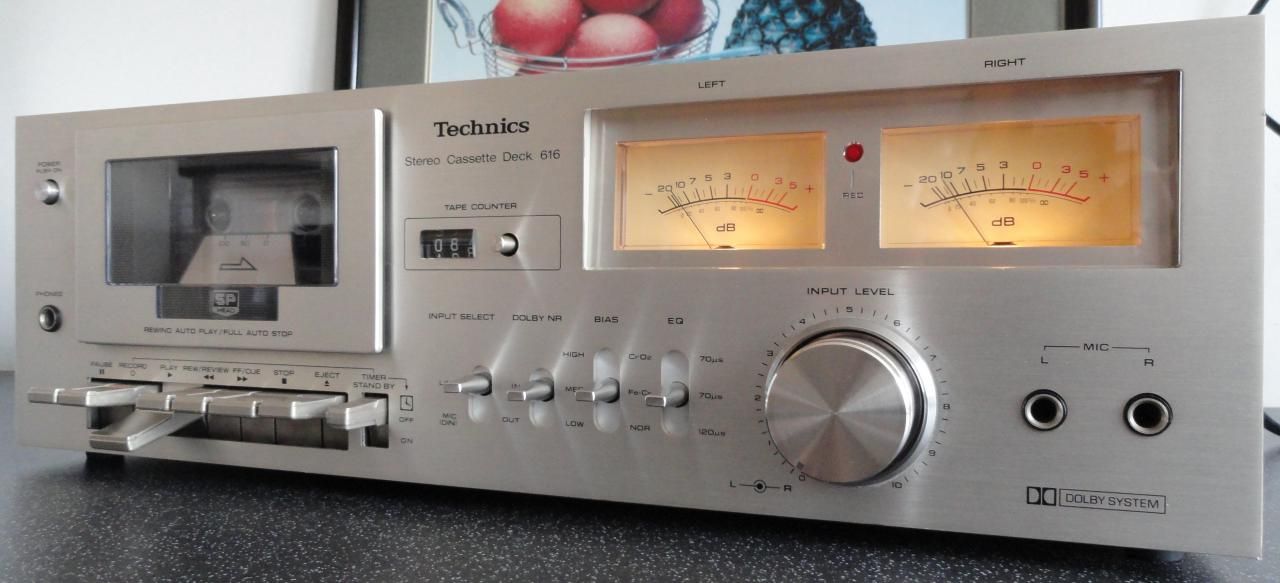 Superbe Lecteur K7 Vintage TECHNICS RS 616 