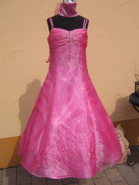 Brautmädchenkleid,Blumenkind,Hochzeit,pink,Gr.92 146NEU