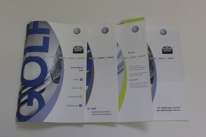 Original VW Golf 5 V Bordbuch BDA Deutsch Handbuch Bedienungsanleitung