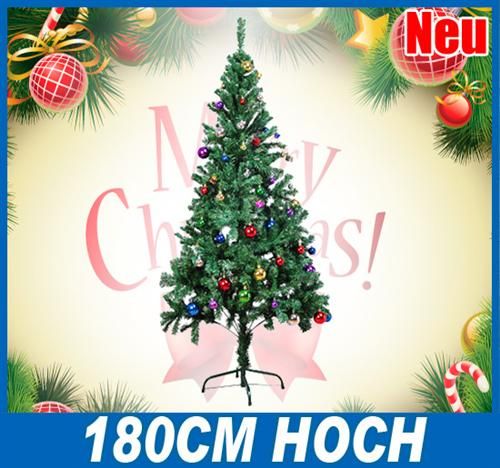 künstlicher Tannenbaum Christbaum 180cm 624 Spitzen Grün