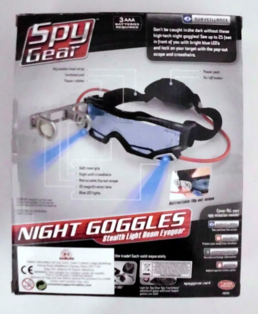 Spy Gear 70235   Nachtsichtbrille Night Goggles Neu OVP