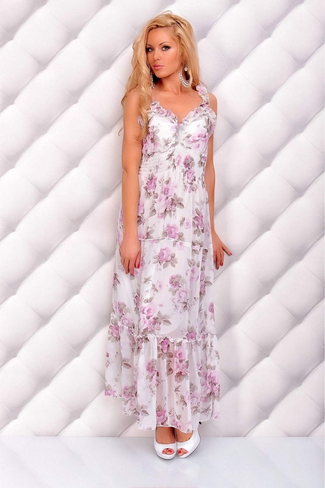 Traumhaftes Sommer Maxikleid im Flower Style Gr. 36/S