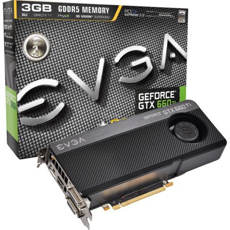 EVGA Geforce GTX 660 Ti SuperClocked+ Backplate NVIDIA Grafikkarte