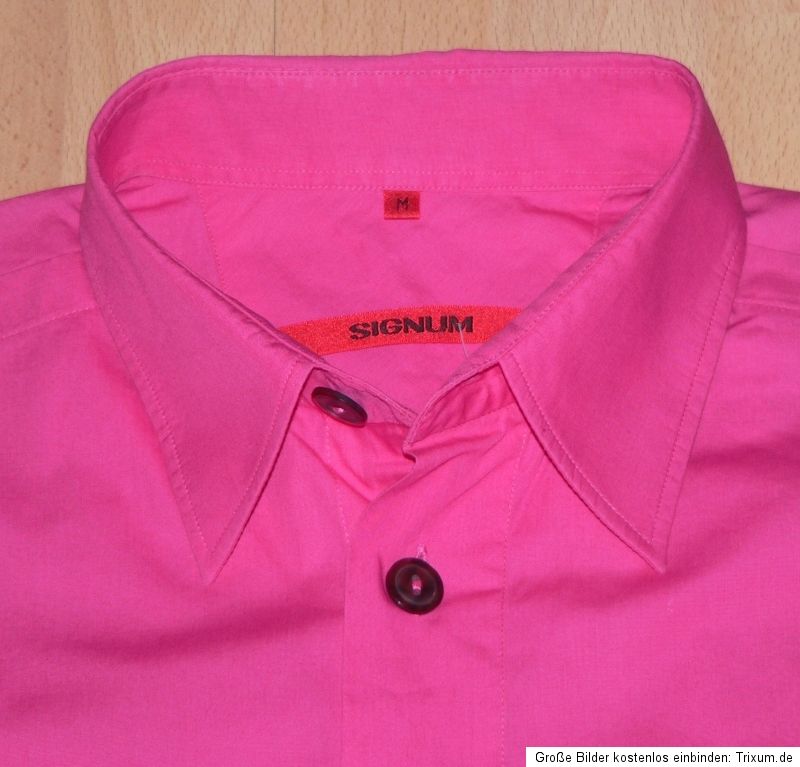 SIGNUM Langarmhemd pink Gr. M NEU 