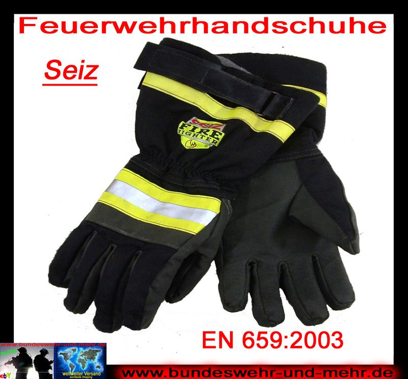 SEIZ BW FEUERWEHR HANDSCHUHE GORE TEX NOMEX EN 659