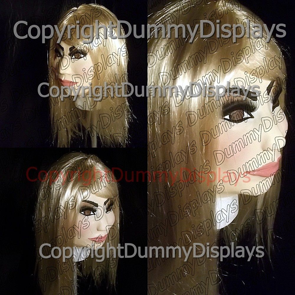 new female latex rubber gummi anime mask masken realistic quality