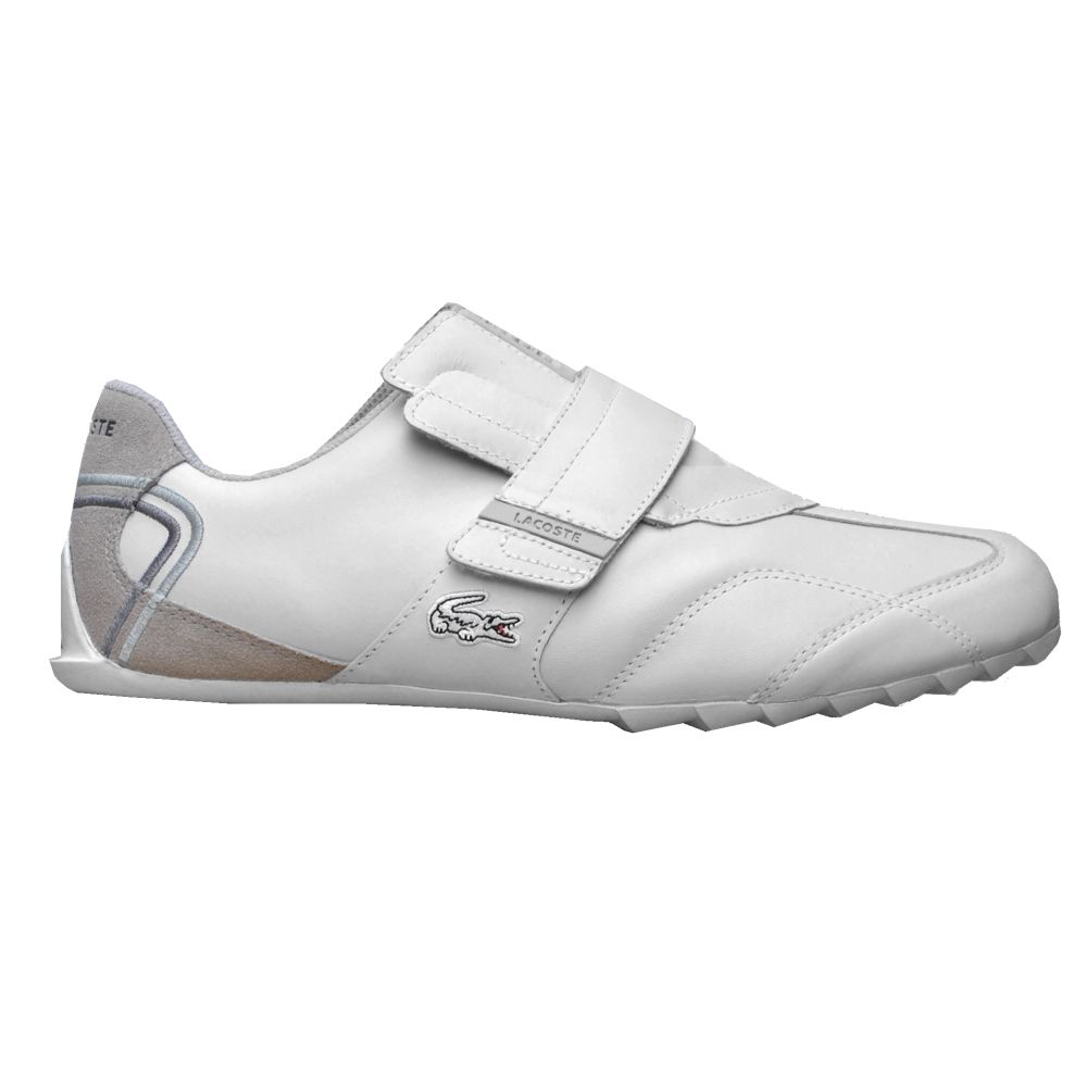 LACOSTE SWERVE AG SPM WHITE HERREN SCHUHE LEDER TURNSCHUHE WEIß